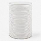 The Uttermost - Borderline Drum Table - 24117 | The Rug District