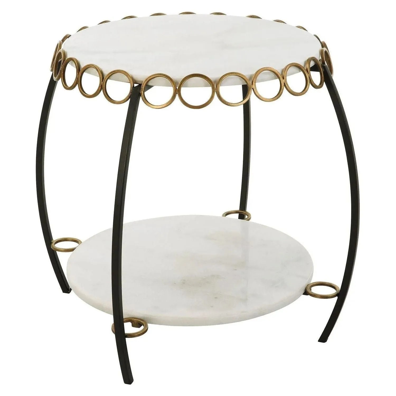 The Uttermost - Chainlink Side Table - 22974 | The Rug District