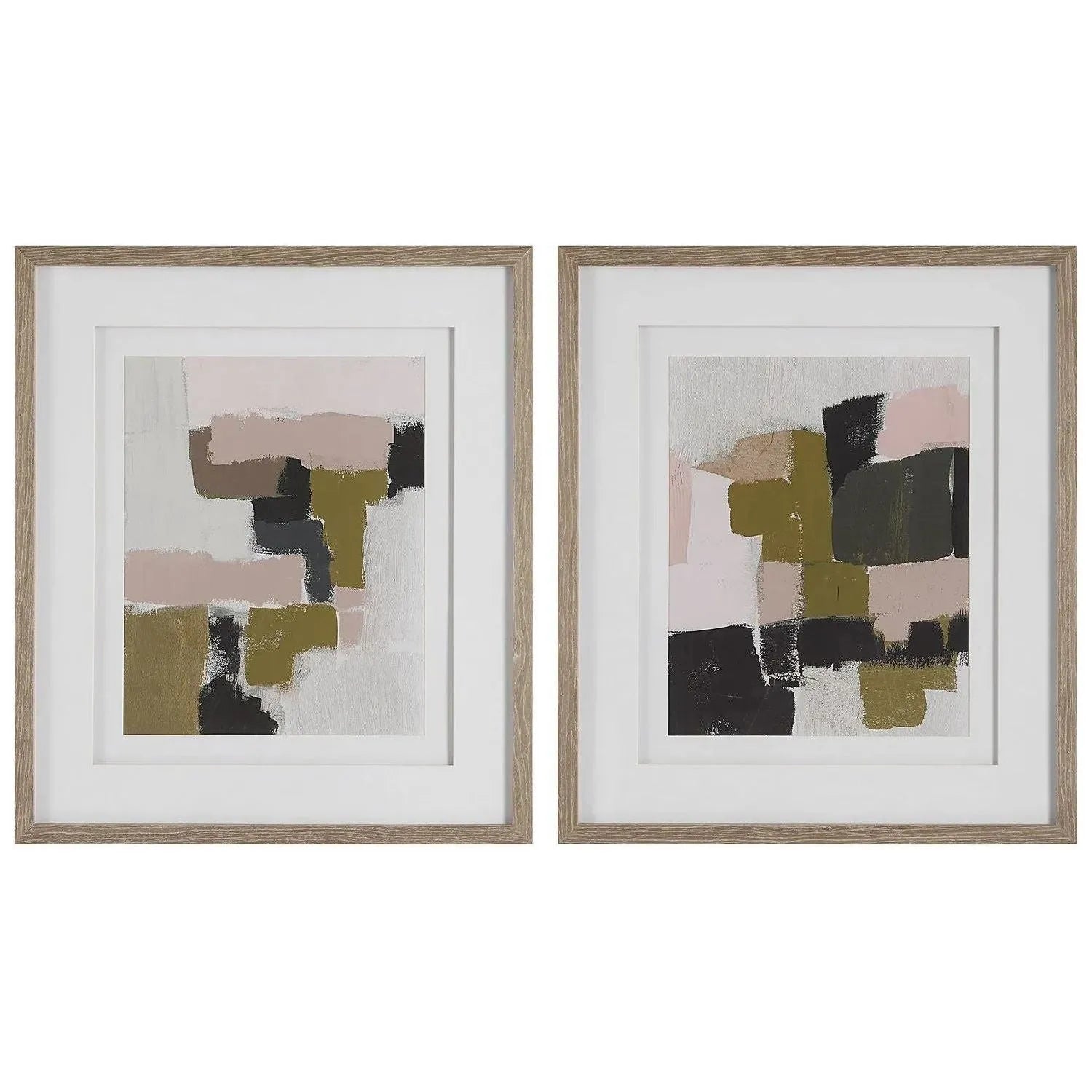 The Uttermost - Color Block Framed Prints, Set/2 - 41453 | The Rug District
