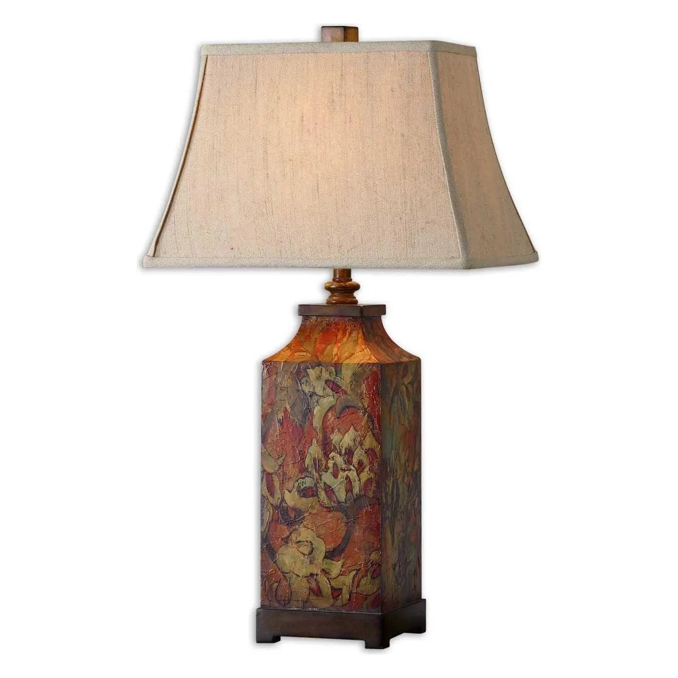 The Uttermost - Colorful Flowers Table Lamp - 27678 | The Rug District