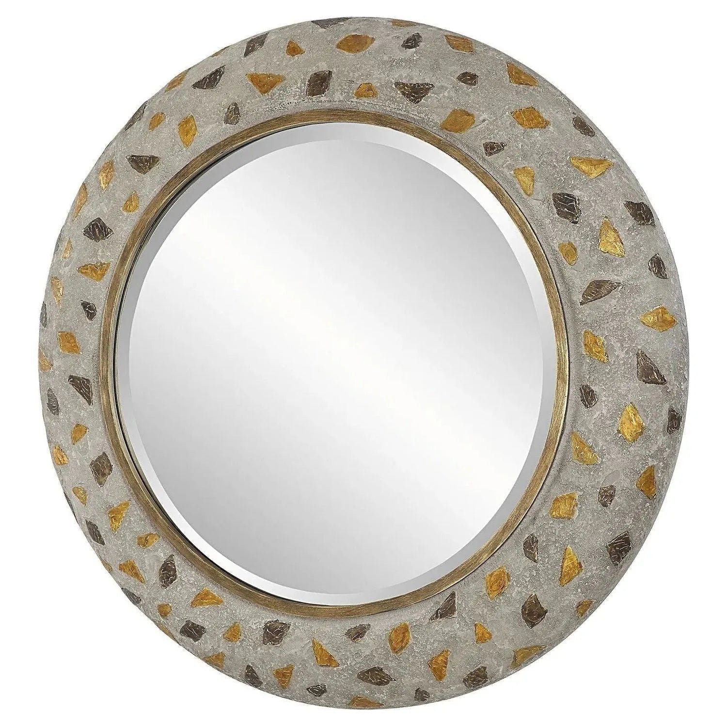 The Uttermost - Copper Terrazzo Mirror - 09921 | The Rug District