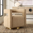 The Uttermost - Grounded Swivel Chair - 23850 | The Rug District