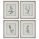 The Uttermost - Heirloom Blooms Framed Prints Set/4 - 32285 | The Rug District
