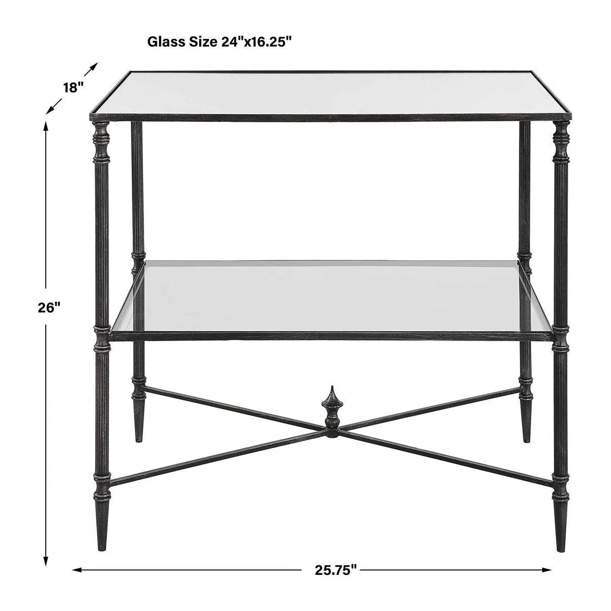 The Uttermost - Henzler Lamp Table - 22984 | The Rug District