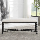 The Uttermost - Iron Drops Bench - 23756 | The Rug District