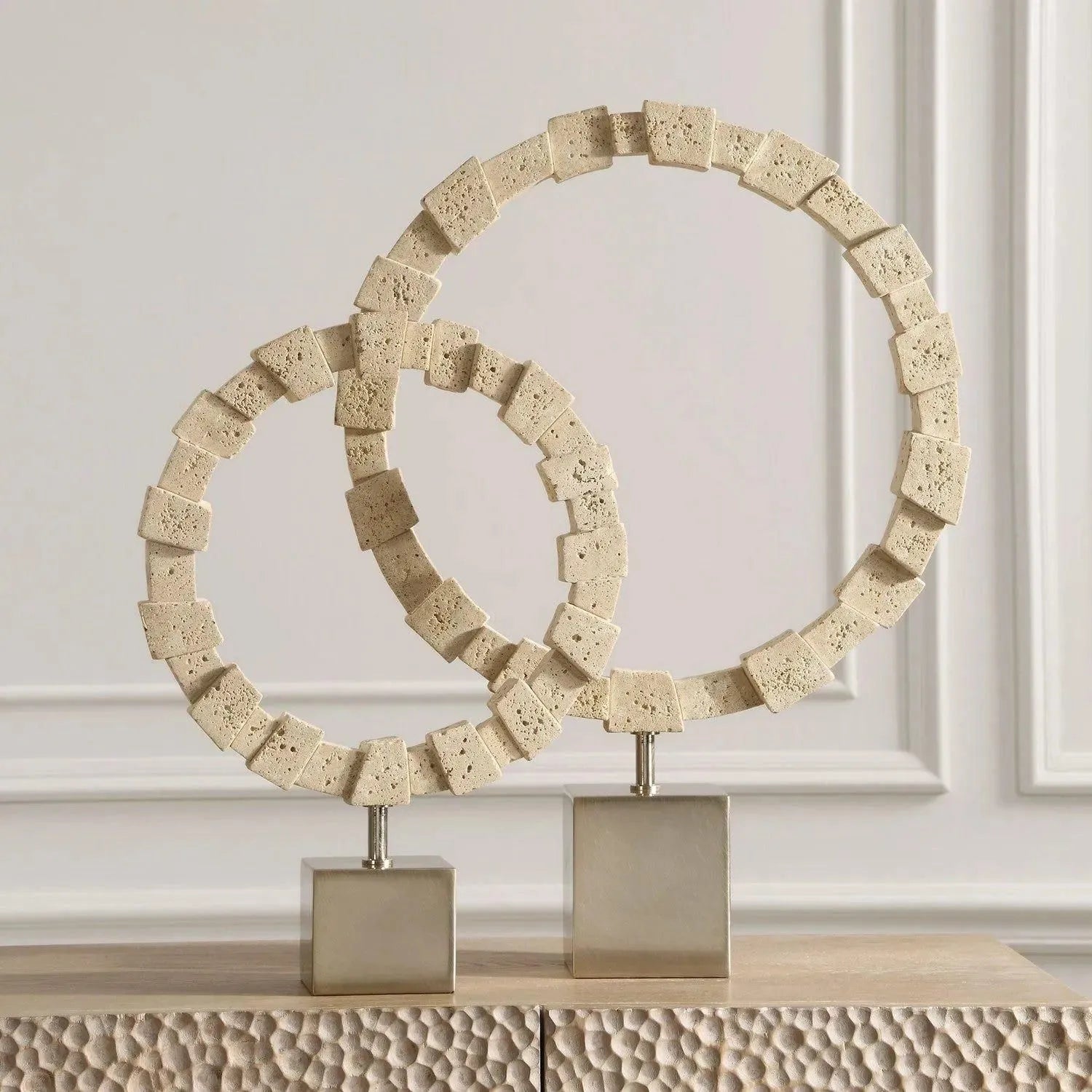 The Uttermost - Ivory Fusion Sculptures - Set of 2 - 18167 | The Rug District