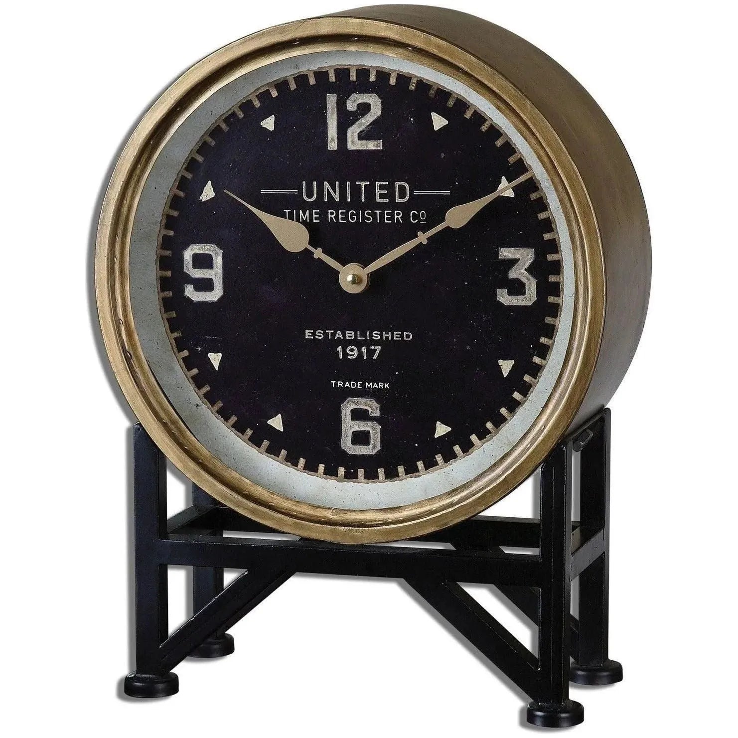 The Uttermost - Shyam Table Clock - 06094 | The Rug District