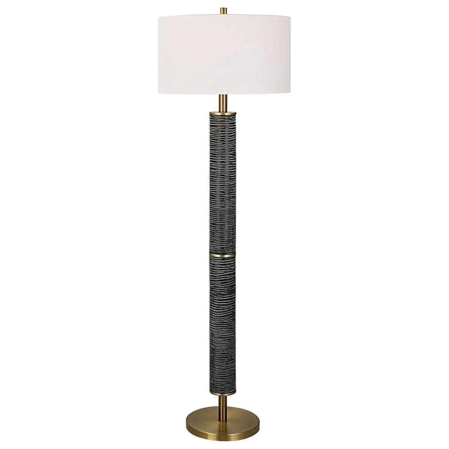 The Uttermost - Summit One Light Floor Lamp - 30102 | The Rug District