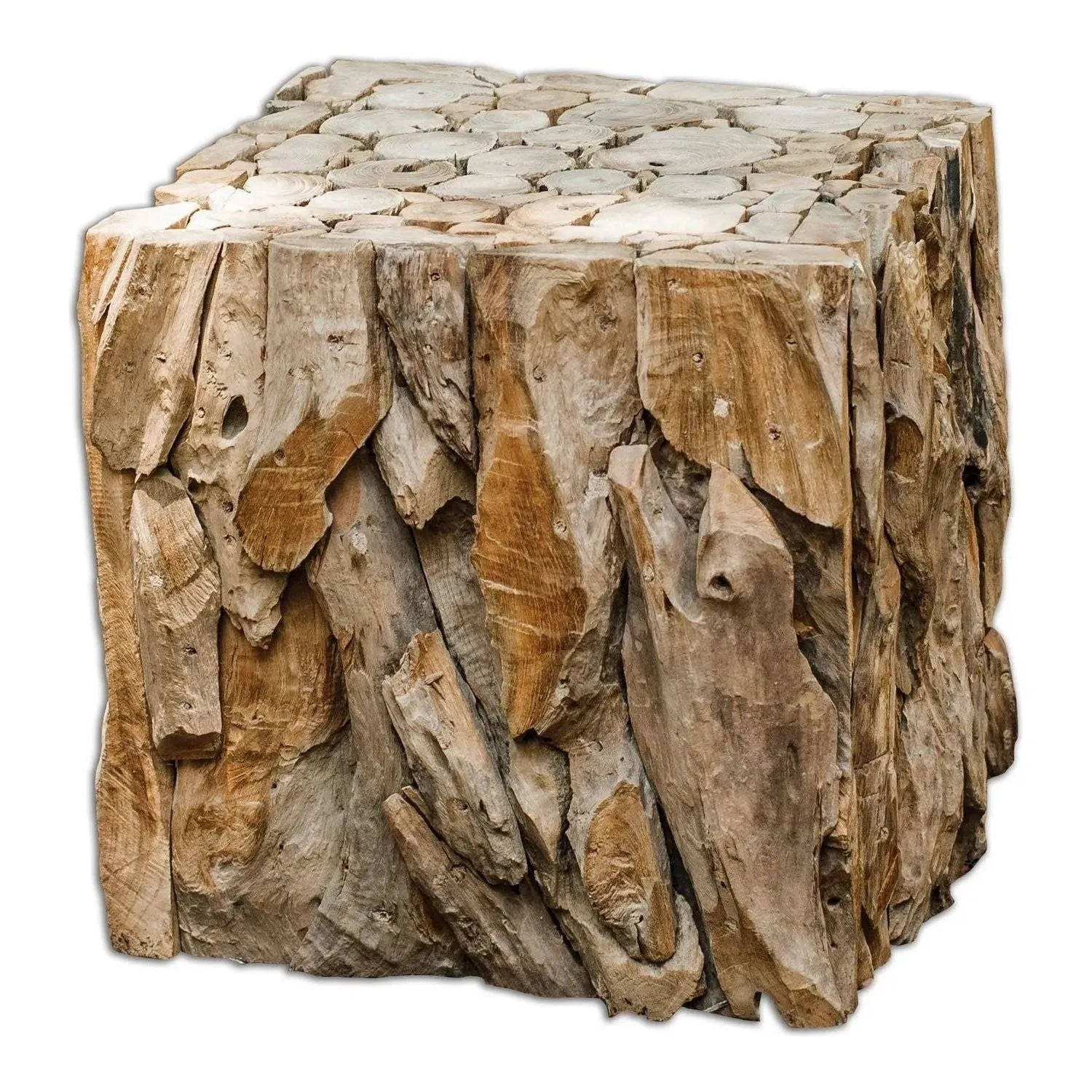 The Uttermost - Teak Root Bunching Cubes - 25592 | The Rug District