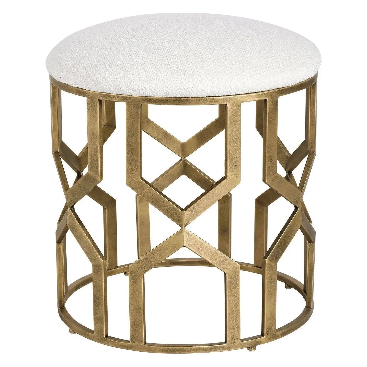 The Uttermost - Trellis Accent Stool - 23579 | The Rug District