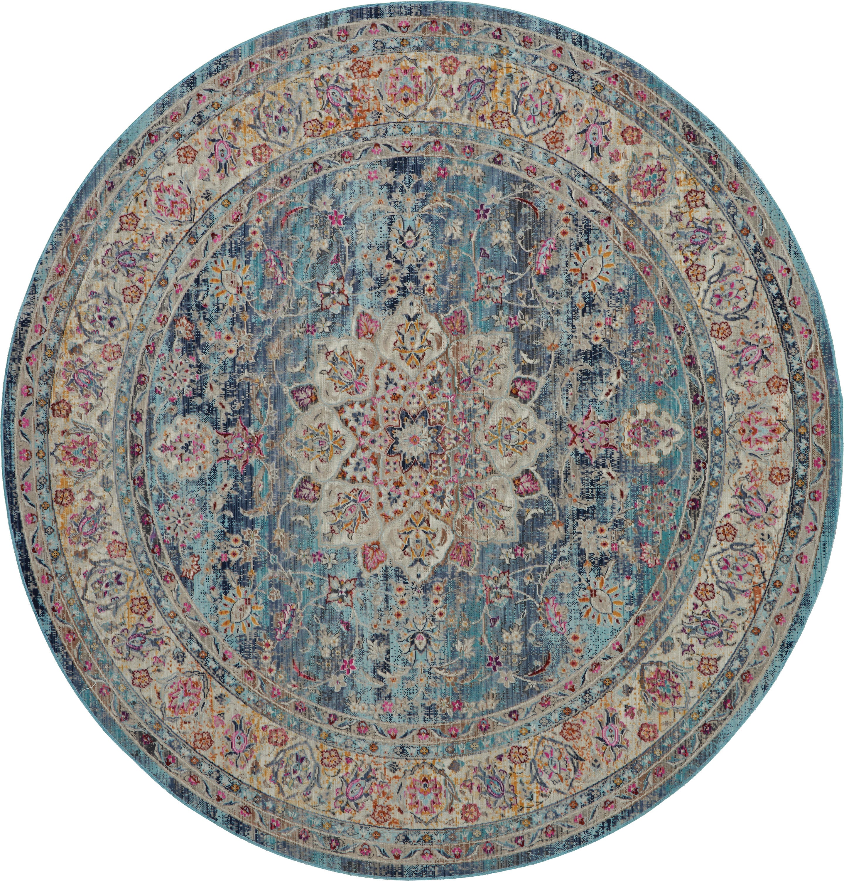 Vintage Kashan VKA01 Blue