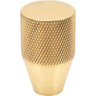 Vesta Fine Hardware - Beliza Conical Knurled Knob - V7406PB | The Rug District