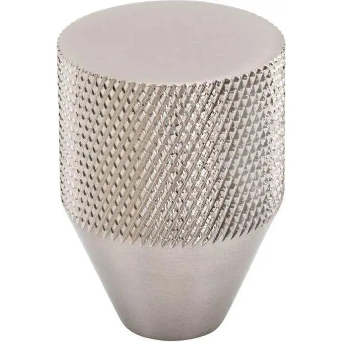 Vesta Fine Hardware - Beliza Conical Knurled Knob - V7407BSN | The Rug District