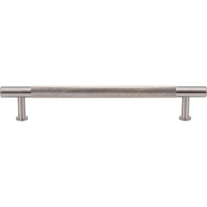 Vesta Fine Hardware - Beliza Knurled Bar Pull - V7411BSN | The Rug District