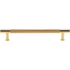 Vesta Fine Hardware - Beliza Knurled Bar Pull - V7411PB | The Rug District
