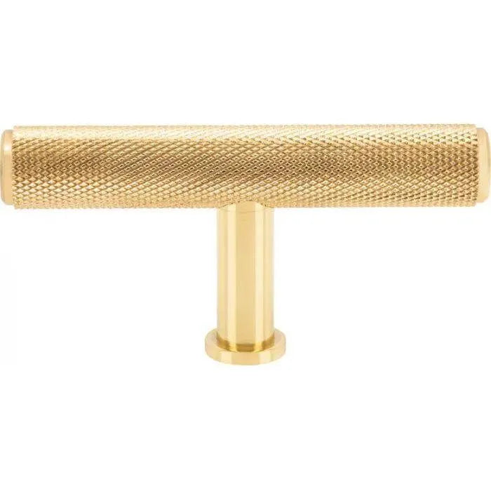Vesta Fine Hardware - Beliza Knurled T Knob - V7408PB | The Rug District