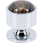 Vesta Fine Hardware - Firesky Iron Tiger Eye Knob - V7561PC | The Rug District