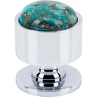 Vesta Fine Hardware - Firesky Mohave Blue Knob - V7565PC | The Rug District