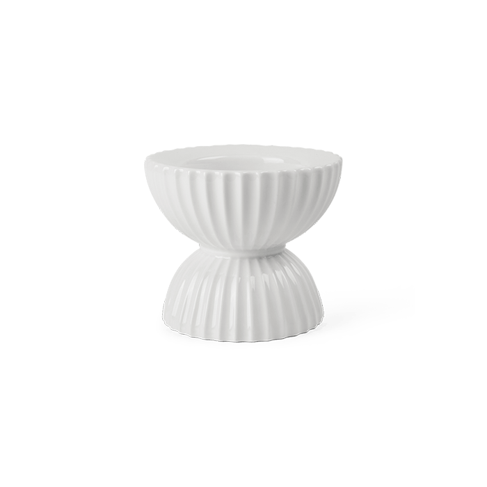 Lyngby Porcelæn 201466 Tura Candle Holder in White