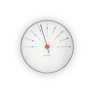 Arne Jacobsen Clocks 43685 Bankers Hygrometer in White/Black/Red