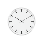 Arne Jacobsen Clocks 43621 City Hall Wall Clock in White/Black