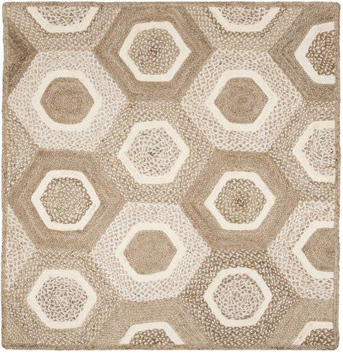 Natural Fiber NF881F GREY / IVORY