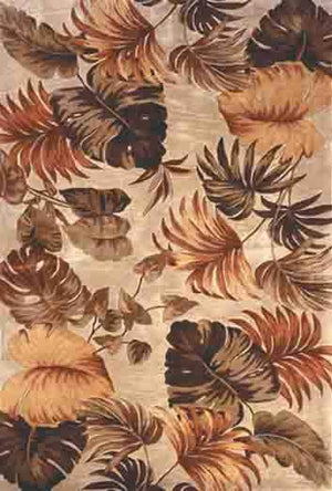 Sparta 3148 Beige Palm Leaves