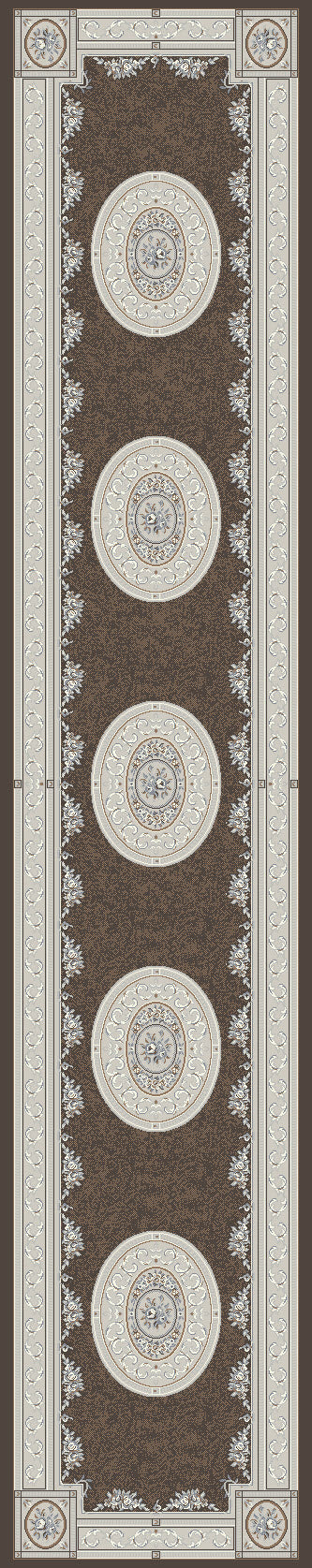 ANCIENT GARDEN 57226 Brown/Cream