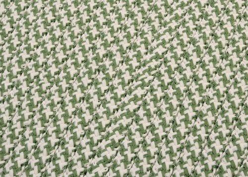 Outdoor Houndstooth Tweed Leaf Green OT68