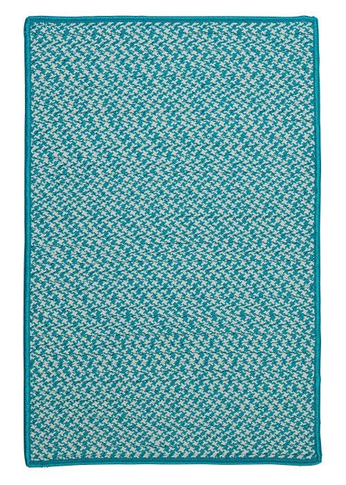 Outdoor Houndstooth Tweed Turquoise OT57