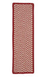 Outdoor Houndstooth Tweed Sangria Stair Tread (set