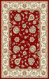 Ancient Garden 57365 Red/Ivory