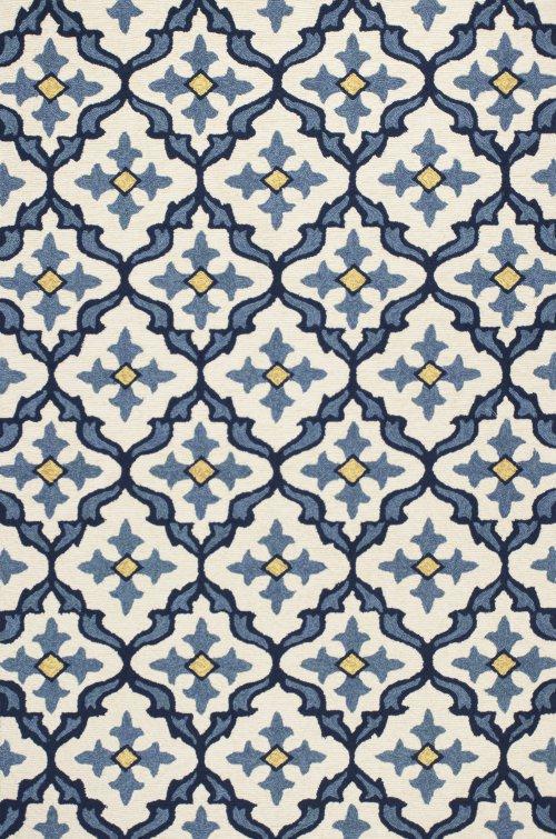 Harbor 4210 Ivory/Blue Mosaic