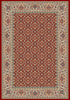 Ancient Garden 57011 Red/Ivory