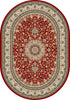 Ancient Garden 57119 Red/Ivory