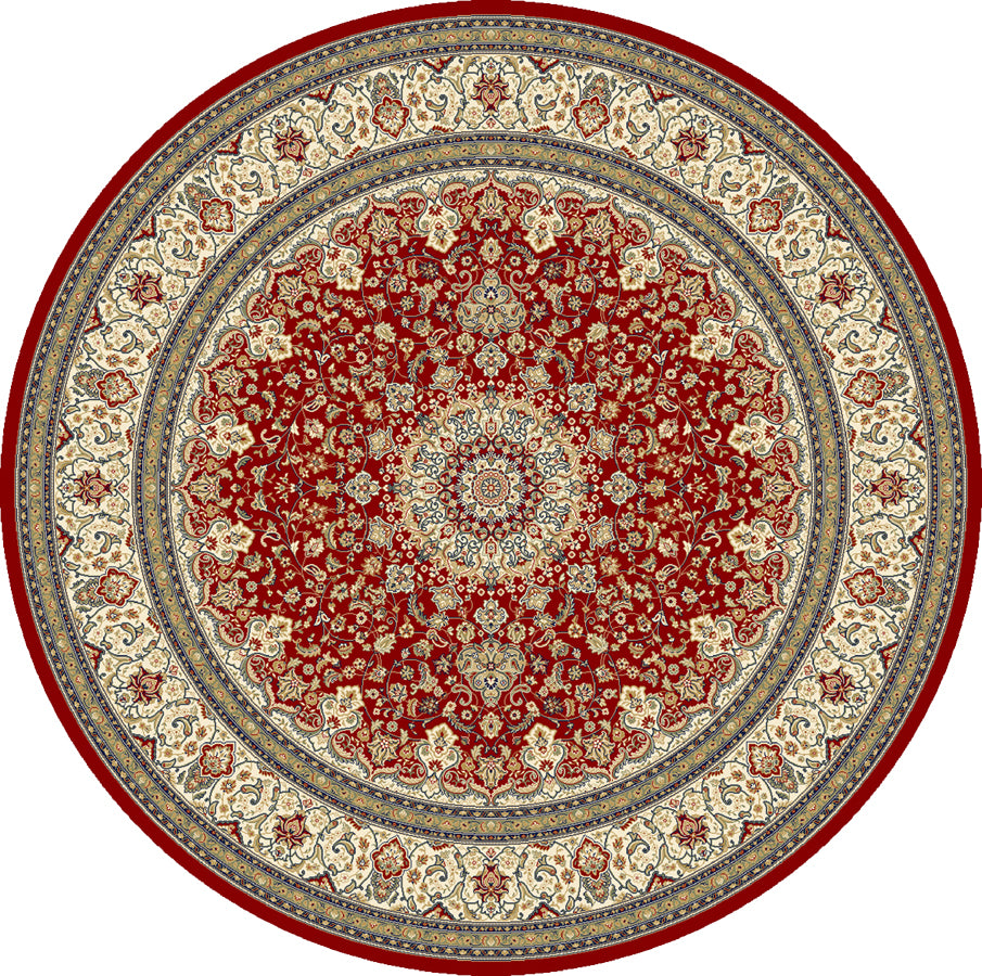 Ancient Garden 57119 Red/Ivory