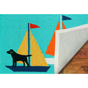 Frontporch Sailing Dogs Blue