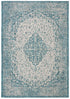 Courtyard CY8720 Teal / Cream