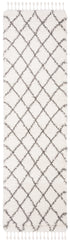 Moroccan Fringe Shag 300 MFG332A Ivory / Grey