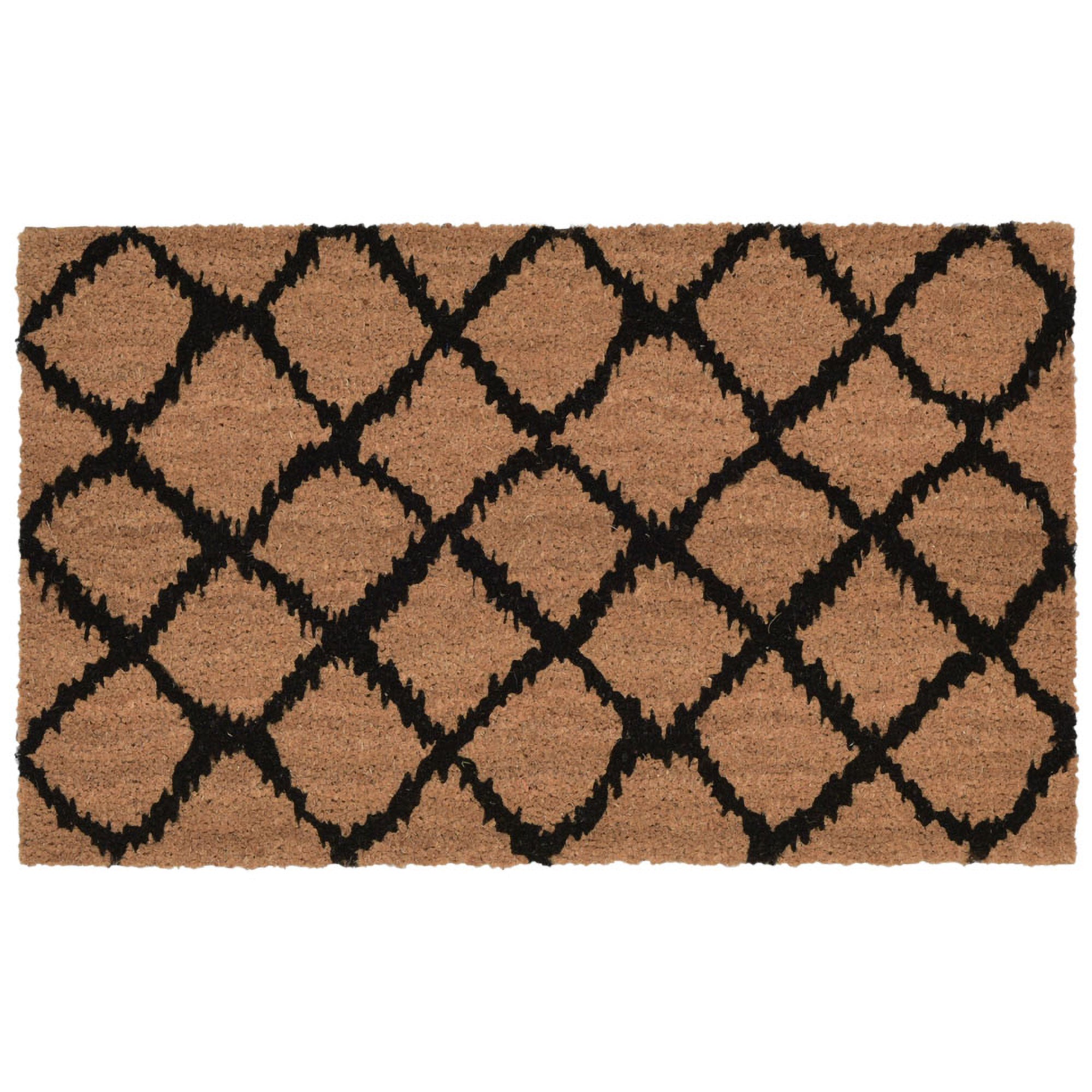 Natura Ikat Lattice Black