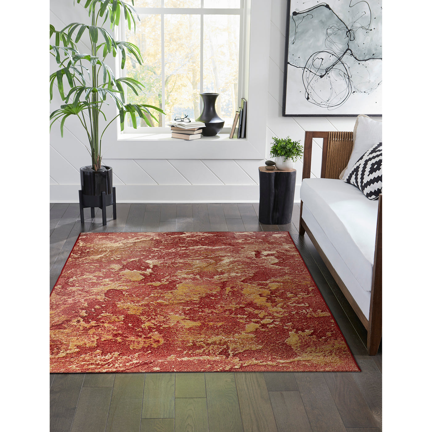 Buy Marina lava red Online at the Lowest Price | The Rug District