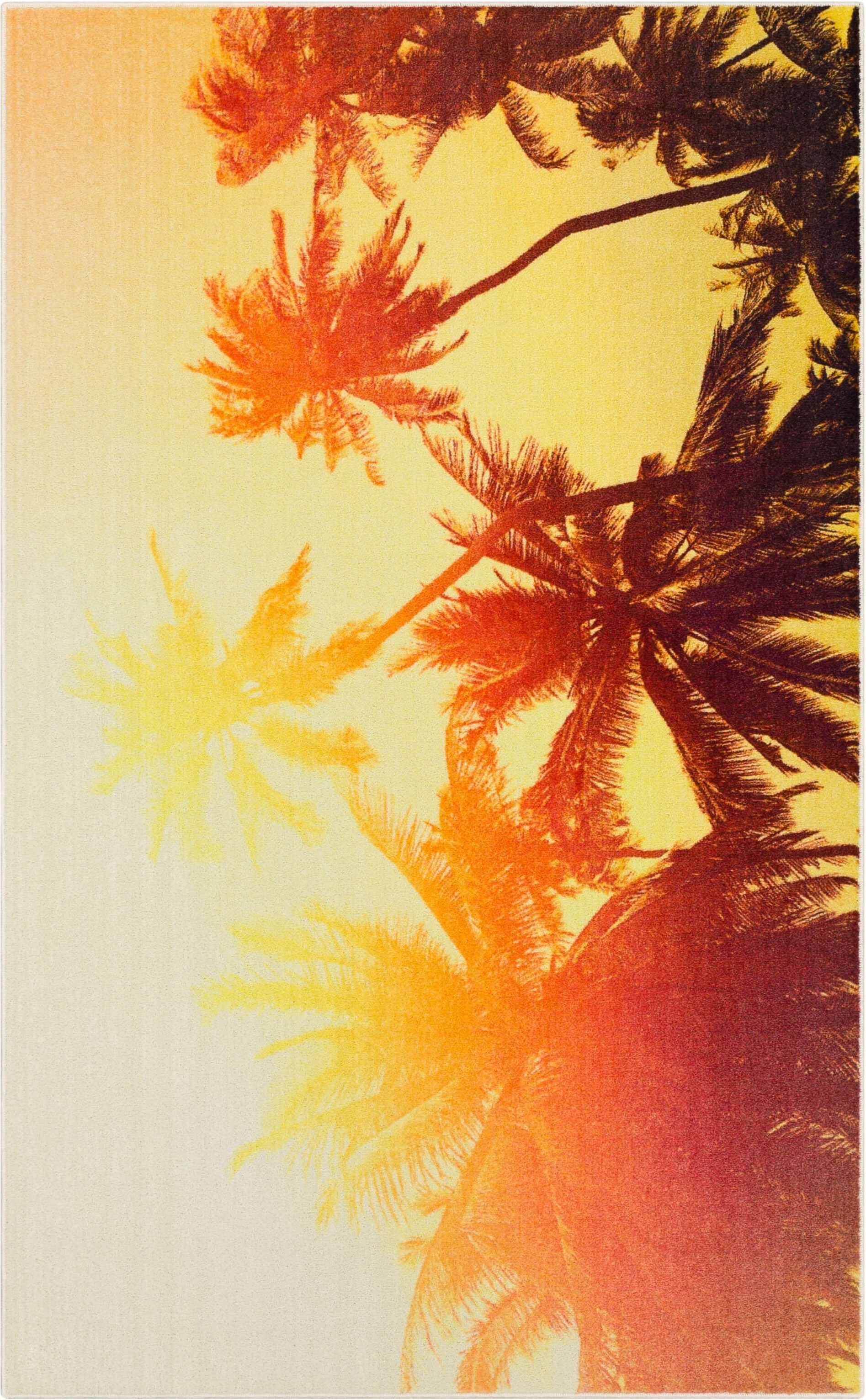 Sun Kissed Palm Yellow