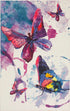 Watercolor Butterfli Purple