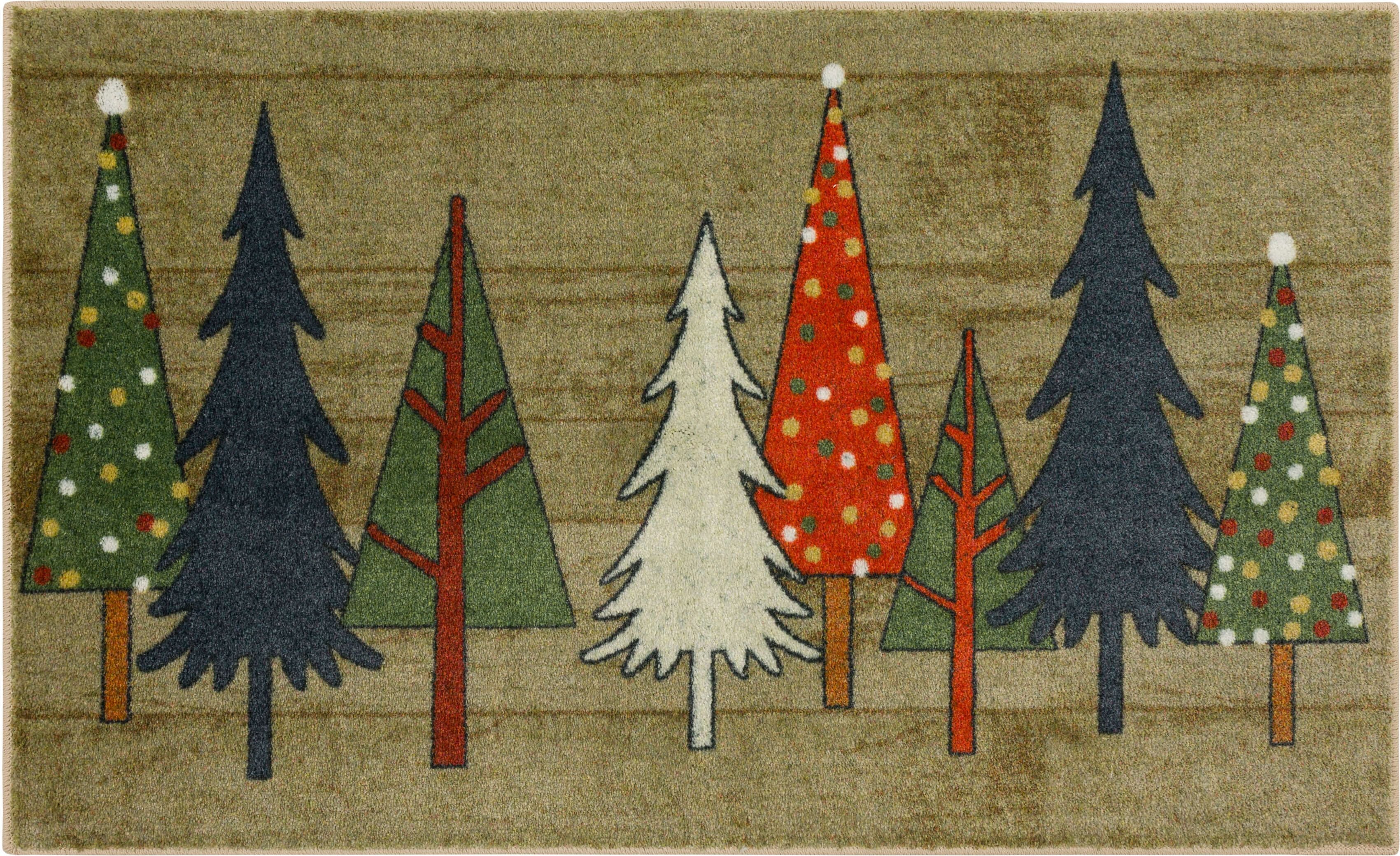 Wooden Holiday Trees Multi